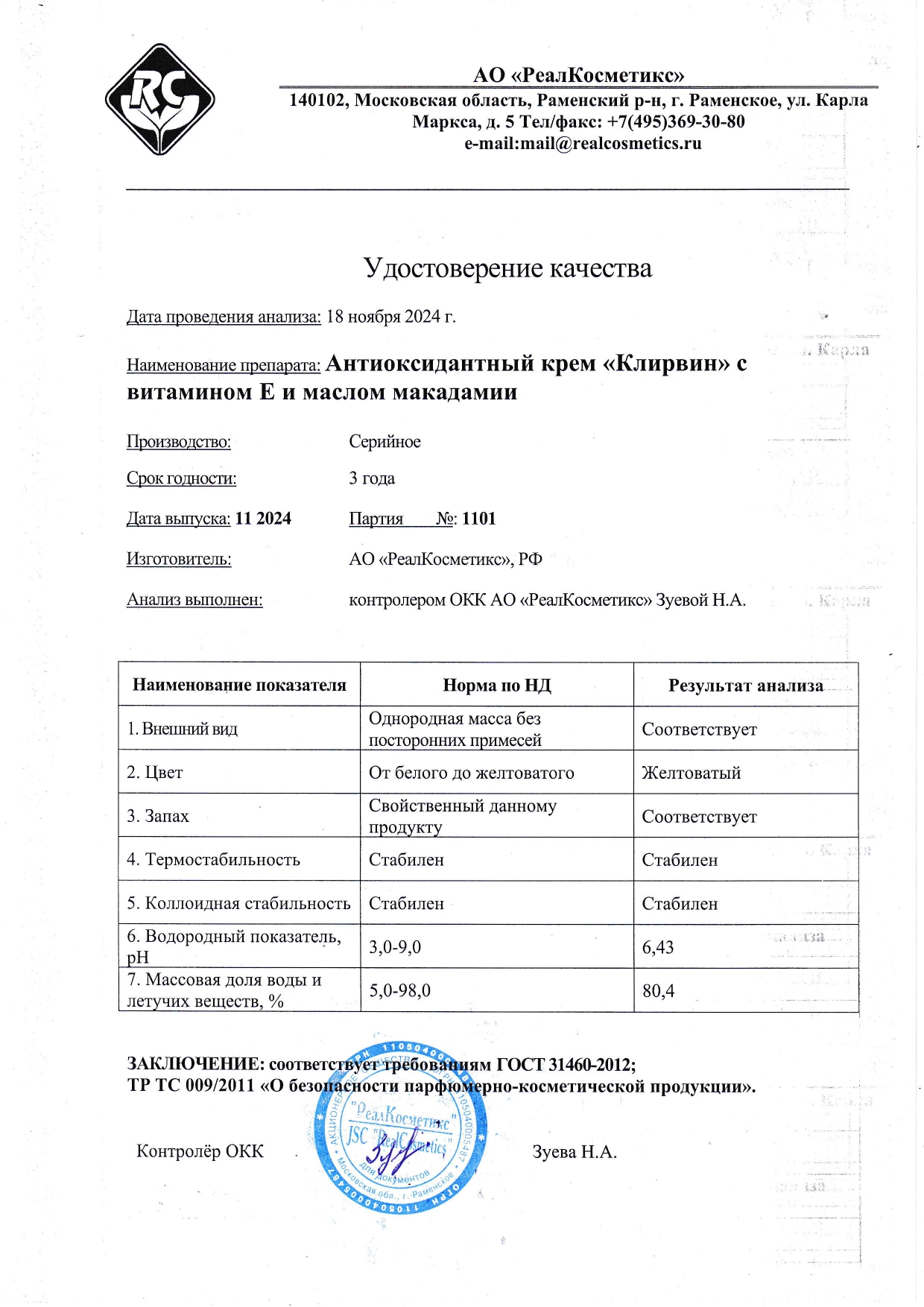 Паспорт №1120241101